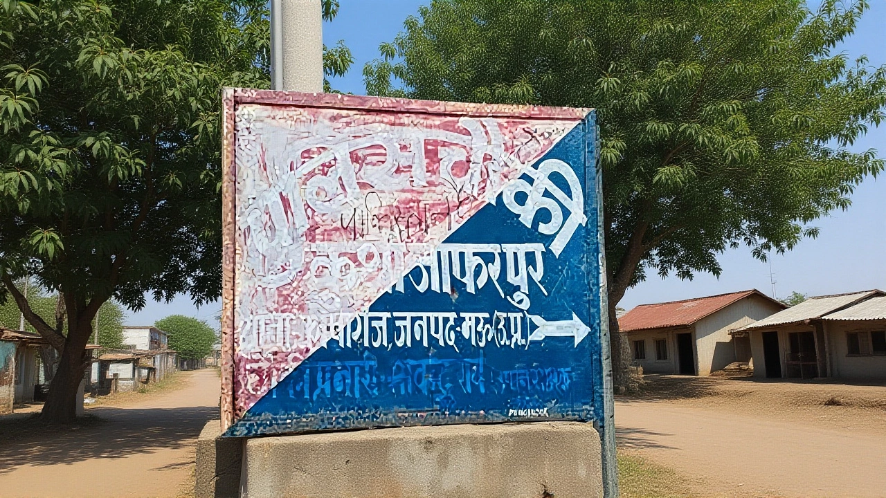 Panic in UP as 'Pakistan Hai' Defaces Police Outpost Sign