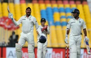 Picture: Harbhajan Singh Scores Century in India Vs New Zealand First Test Match